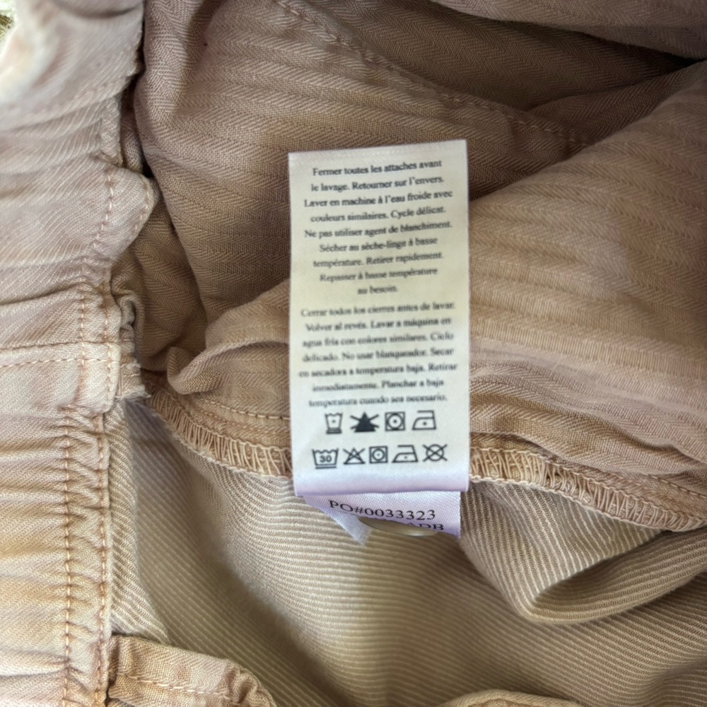 Faherty Pull-on Shorts Organic Cotton Tencel Linen Blend Mauve Men’s Size Large - Picture 5 of 14